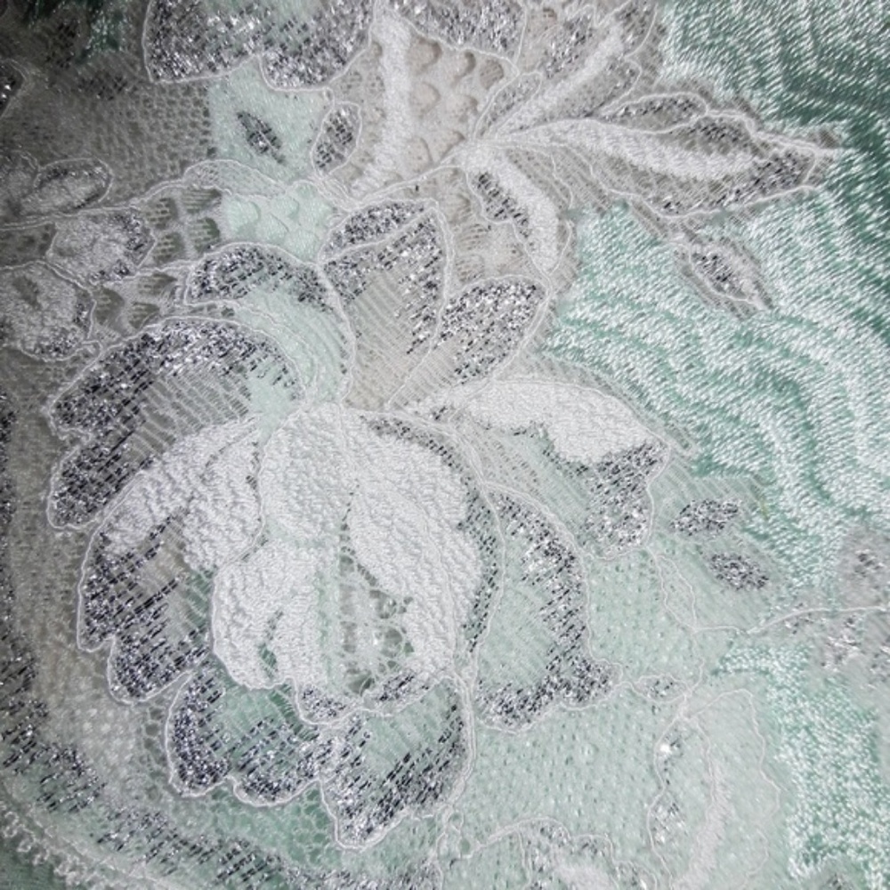 Victoria's Secret Crystal Mint Garter Belt Panty - Picture 5 of 7